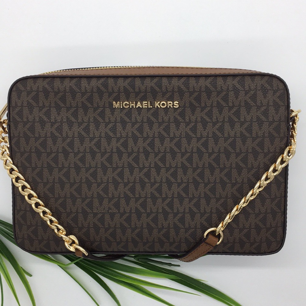 MICHAEL KORS LG EW CROSSBODY Bag Brown - Picture 8 of 8